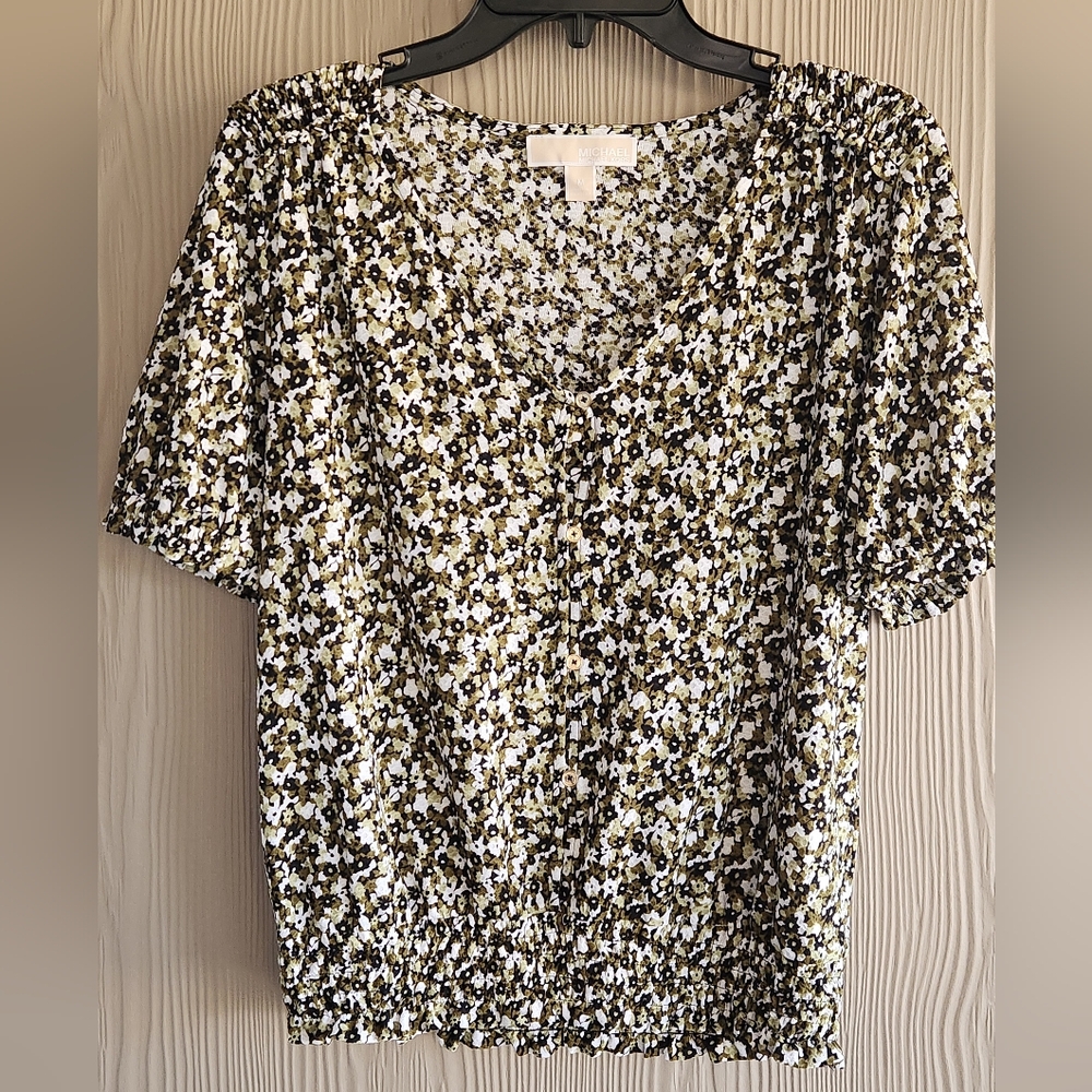 Michael Kors Floral Print Top